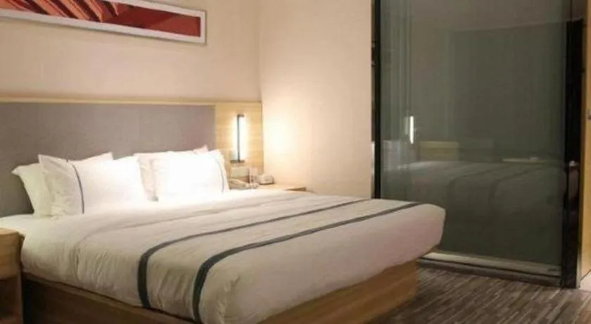 Bed in City Comfort Inn Baise Jingxi Caifu Plaza