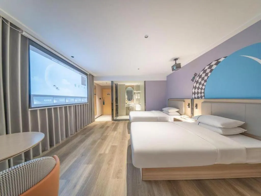 Bed in City Comfort Inn Baise Jingxi Caifu Plaza