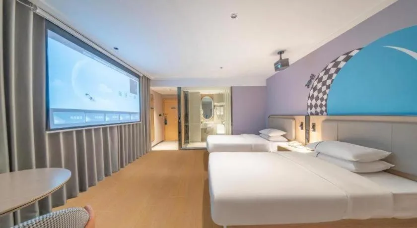 Bed in City Comfort Inn Baise Jingxi Caifu Plaza