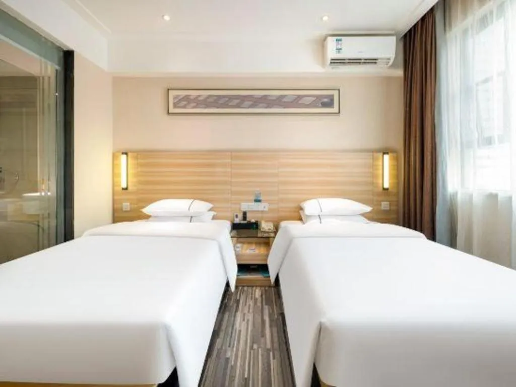 Bed in City Comfort Inn Baise Jingxi Caifu Plaza