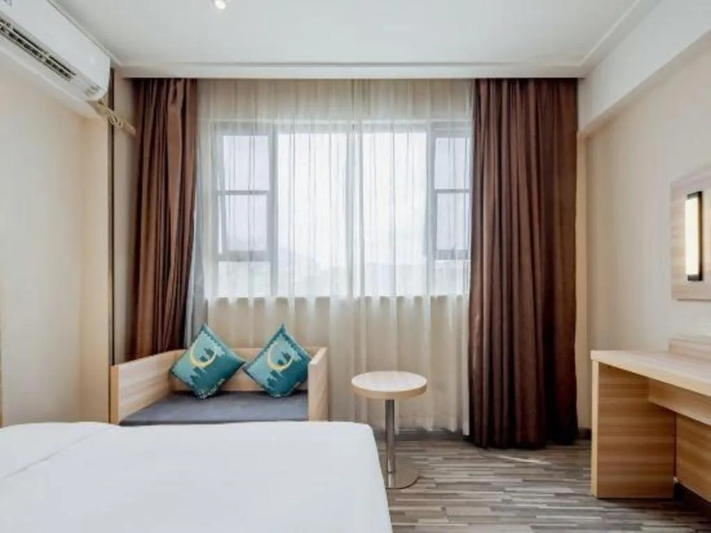 Bed in City Comfort Inn Baise Jingxi Caifu Plaza