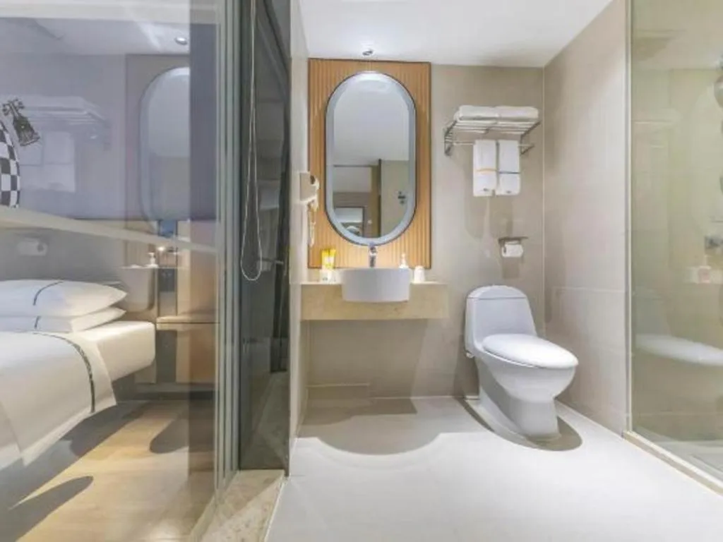 Bed in City Comfort Inn Baise Jingxi Caifu Plaza