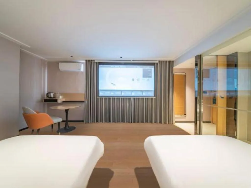 Bed in City Comfort Inn Baise Jingxi Caifu Plaza