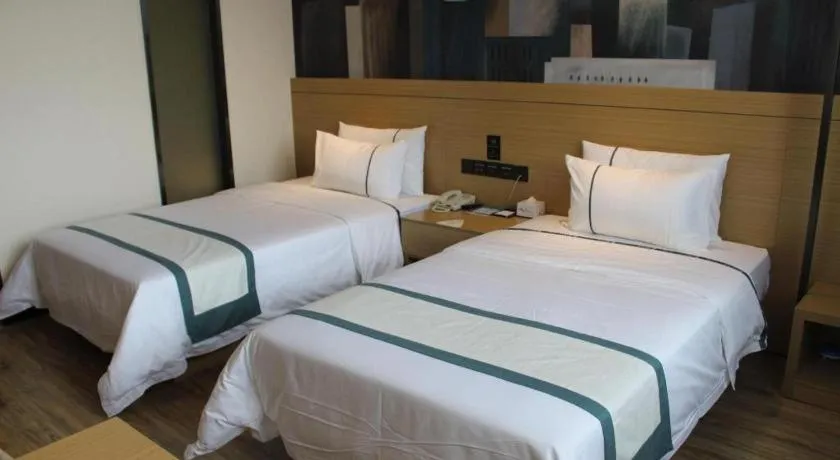 Bed in City Comfort Inn Xiaogan Xiaochang Bus Passenger Station