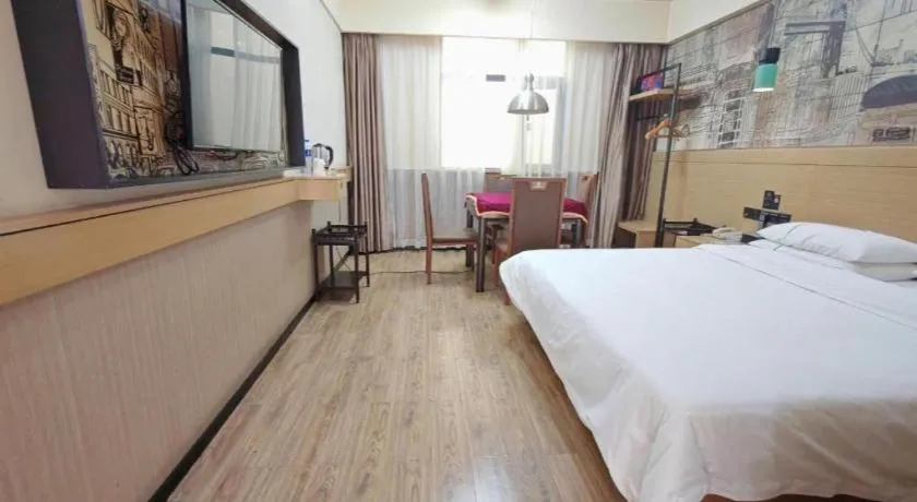 Bed in City Comfort Inn Xiaogan Xiaochang Bus Passenger Station