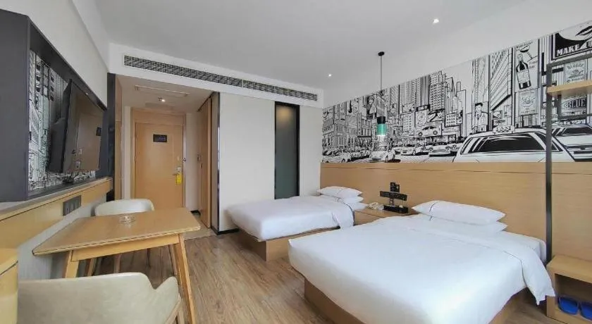 Bed in City Comfort Inn Xiaogan Xiaochang Bus Passenger Station