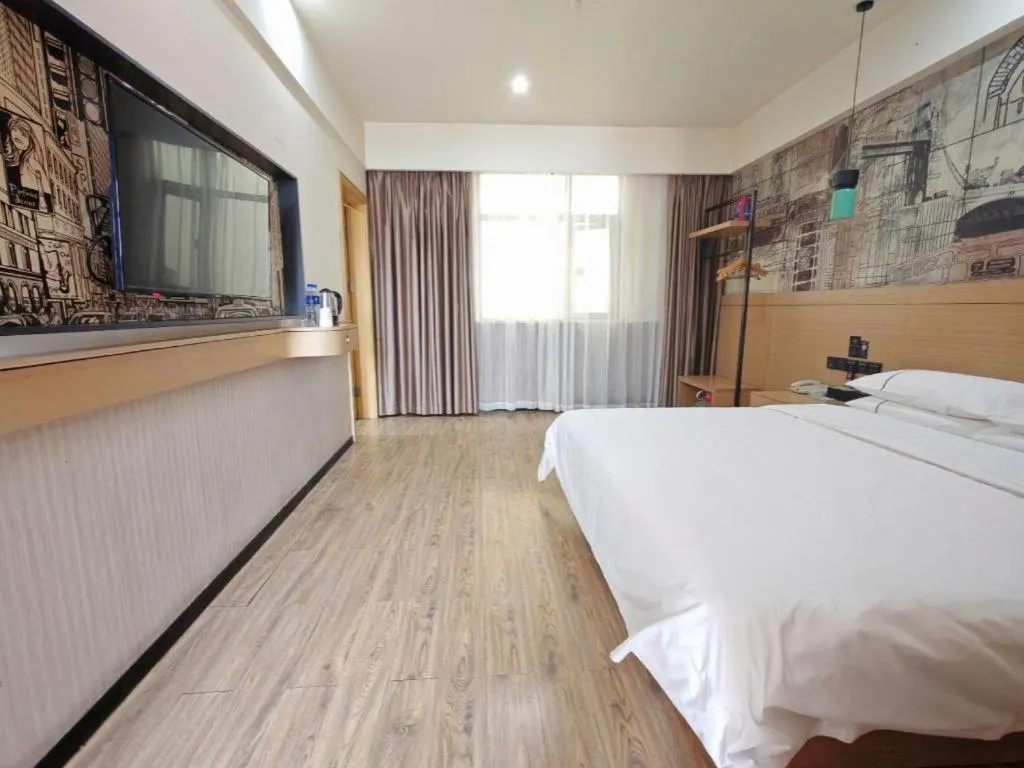 Bed in City Comfort Inn Xiaogan Xiaochang Bus Passenger Station