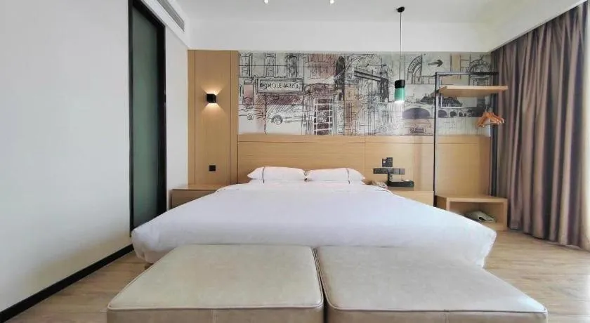 Bed in City Comfort Inn Xiaogan Xiaochang Bus Passenger Station