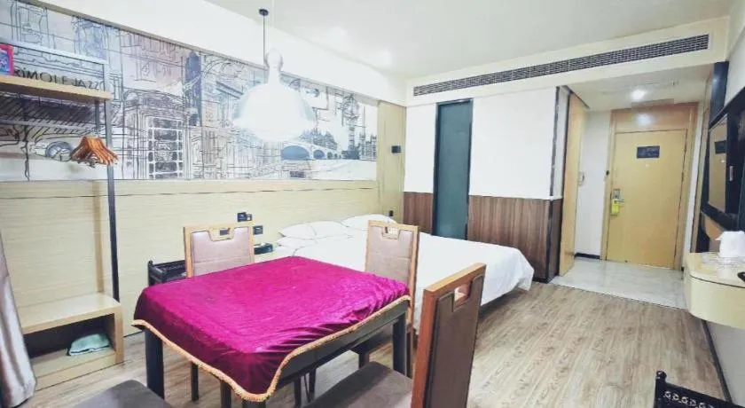 Bed in City Comfort Inn Xiaogan Xiaochang Bus Passenger Station