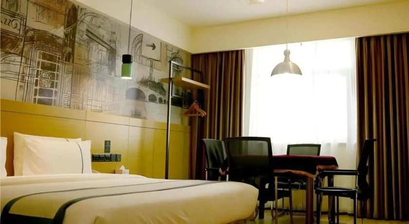 Bed in City Comfort Inn Xiaogan Xiaochang Bus Passenger Station