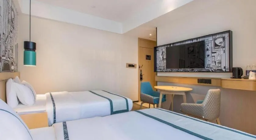 Bed in City Comfort Inn Jinzhou Bohai University Wanda Plaza