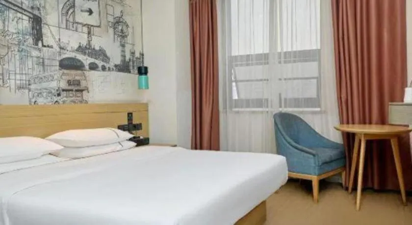 Bed in City Comfort Inn Huanggang Luotian Yishui Waitan