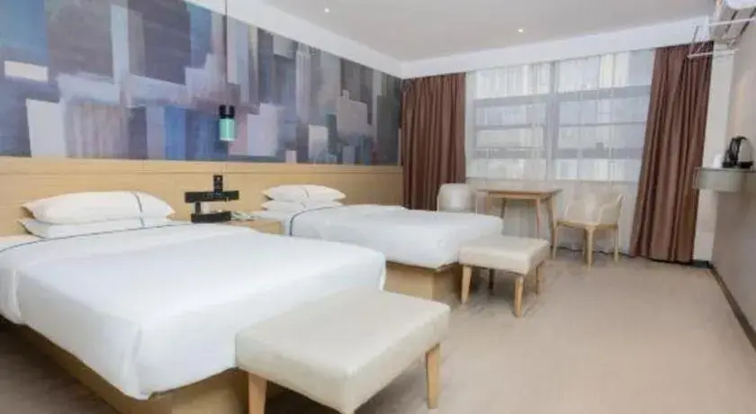 Bed in City Comfort Inn Huanggang Luotian Yishui Waitan Bed in City Comfort Inn Huanggang Luotian Yishui Waitan