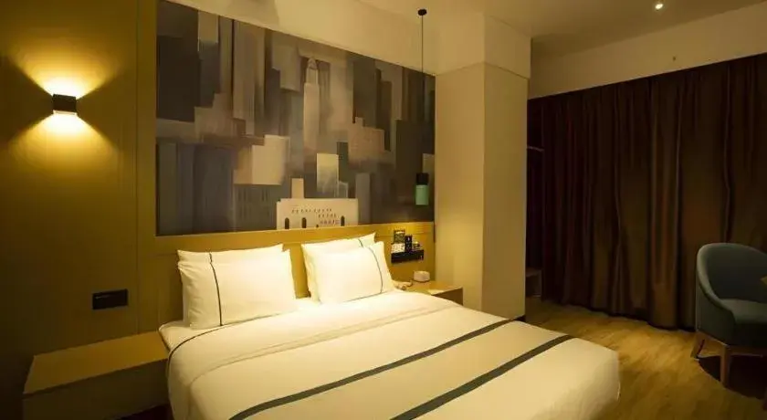 Bed in City Comfort Inn Huanggang Luotian Yishui Waitan Bed in City Comfort Inn Huanggang Luotian Yishui Waitan