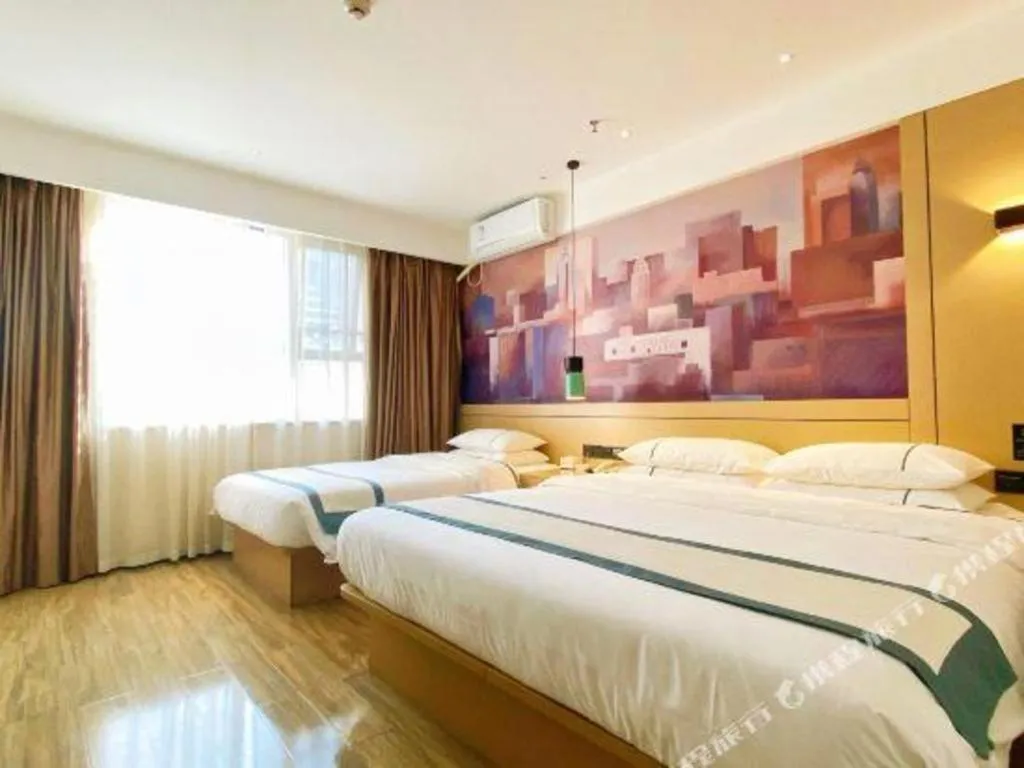 Bed in City Comfort Inn Guigang Hecheng Wanda Plaza