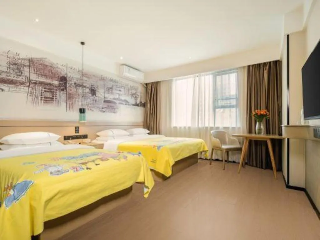 Bed in City Comfort Inn Guigang Hecheng Wanda Plaza