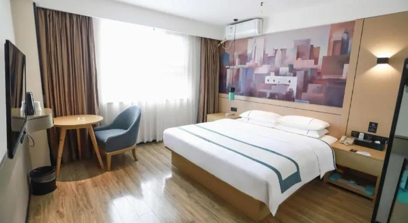 Bed in City Comfort Inn Guigang Hecheng Wanda Plaza