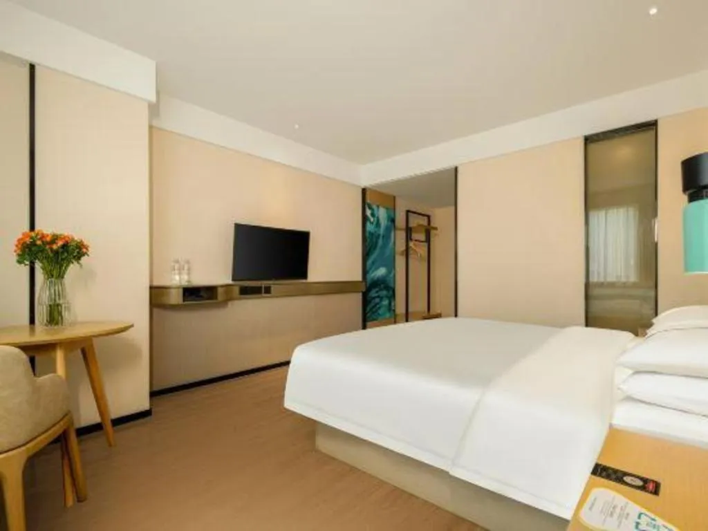 Bed in City Comfort Inn Guigang Hecheng Wanda Plaza