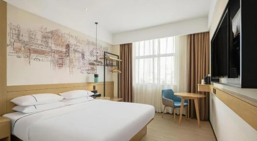 Bed in City Comfort Inn Guigang Hecheng Wanda Plaza