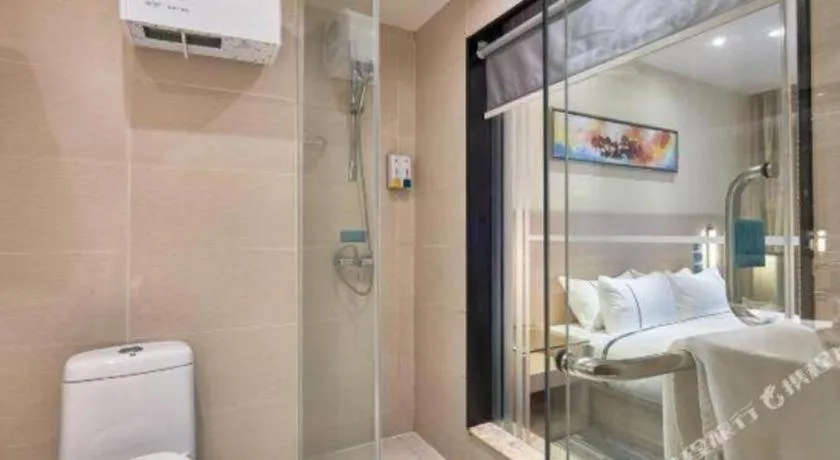 Bed in City Comfort Inn Liuzhou Baisha Bus Station Shengli Barbecue City