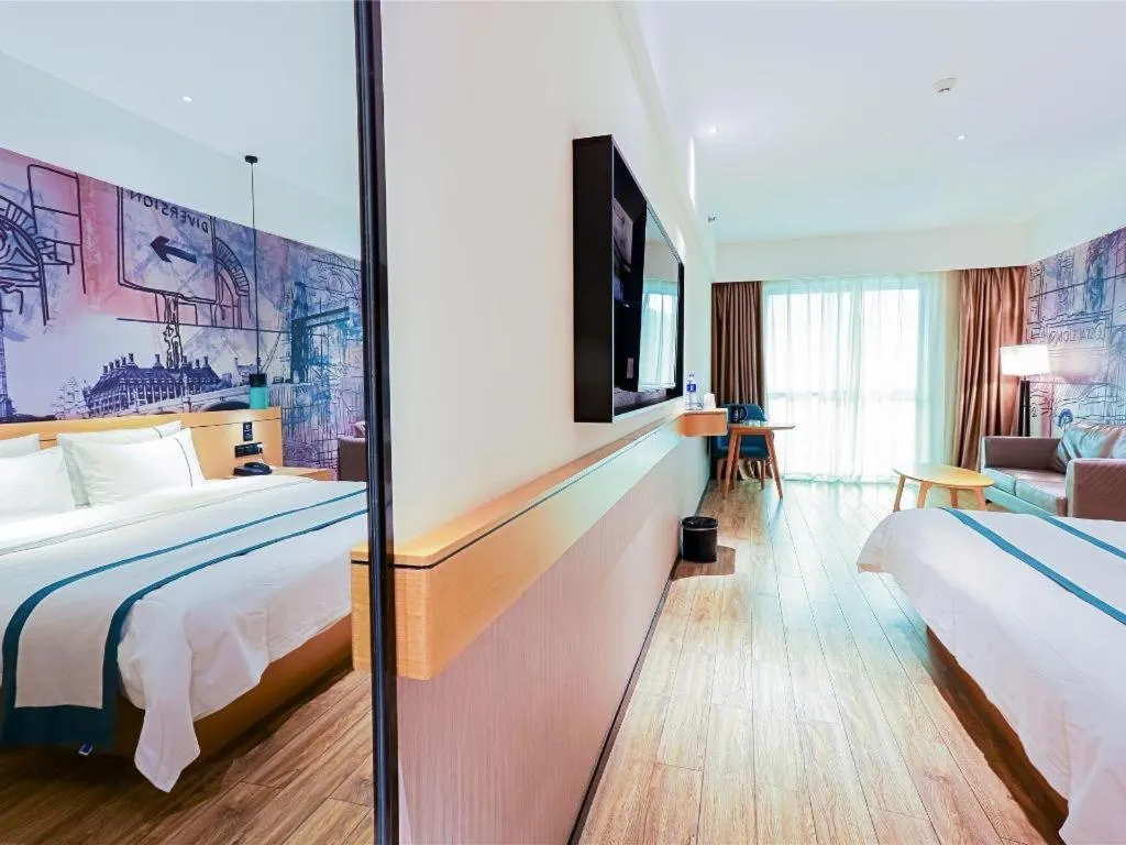 Bed in City Comfort Inn Guilin City Hall