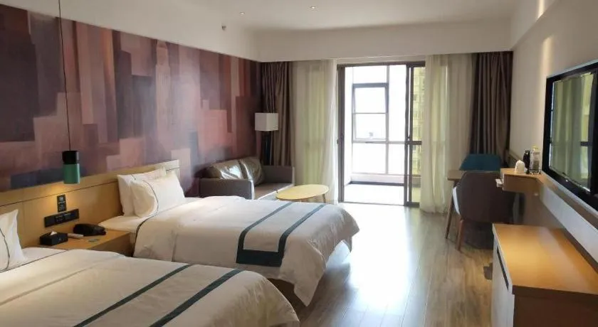 Bed in City Comfort Inn Guilin City Hall