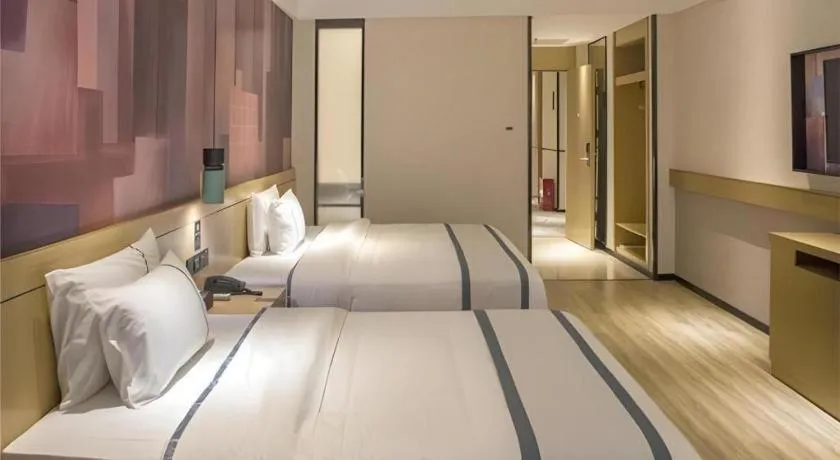 Bed in City Comfort Inn Guilin City Hall