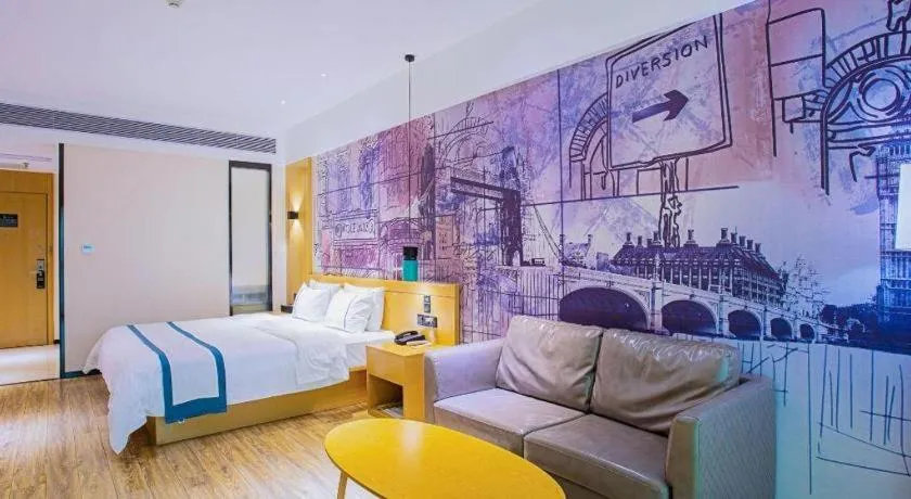 Bed in City Comfort Inn Guilin City Hall