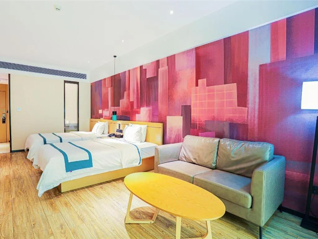 Bed in City Comfort Inn Guilin City Hall