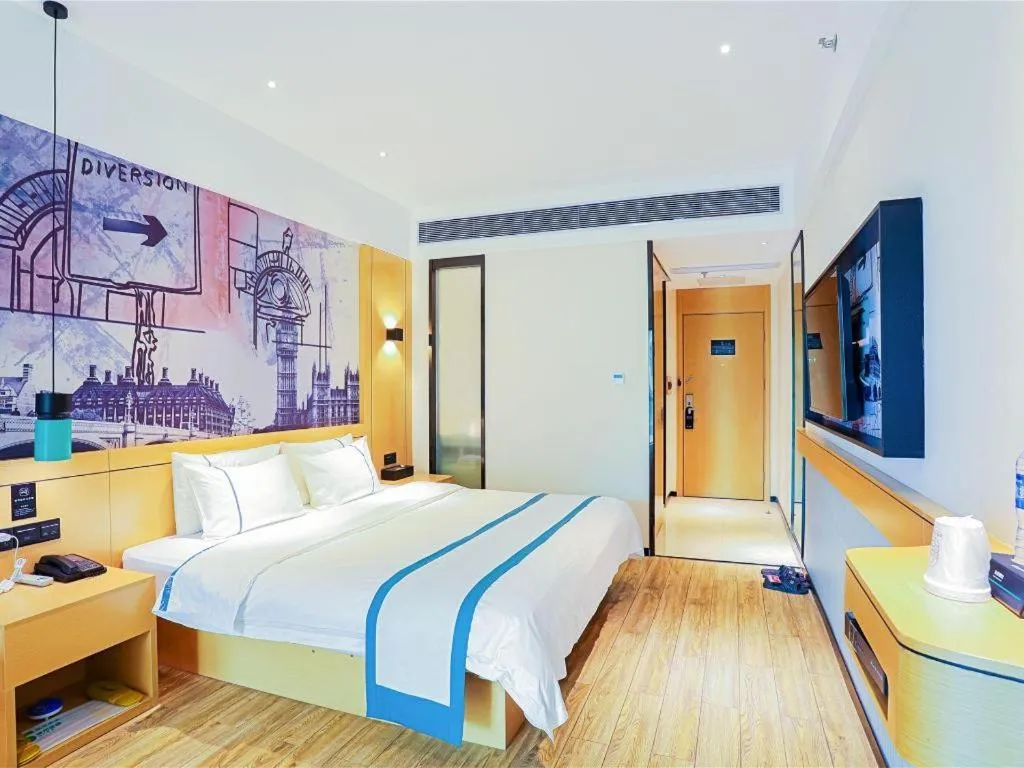 Bed in City Comfort Inn Guilin City Hall