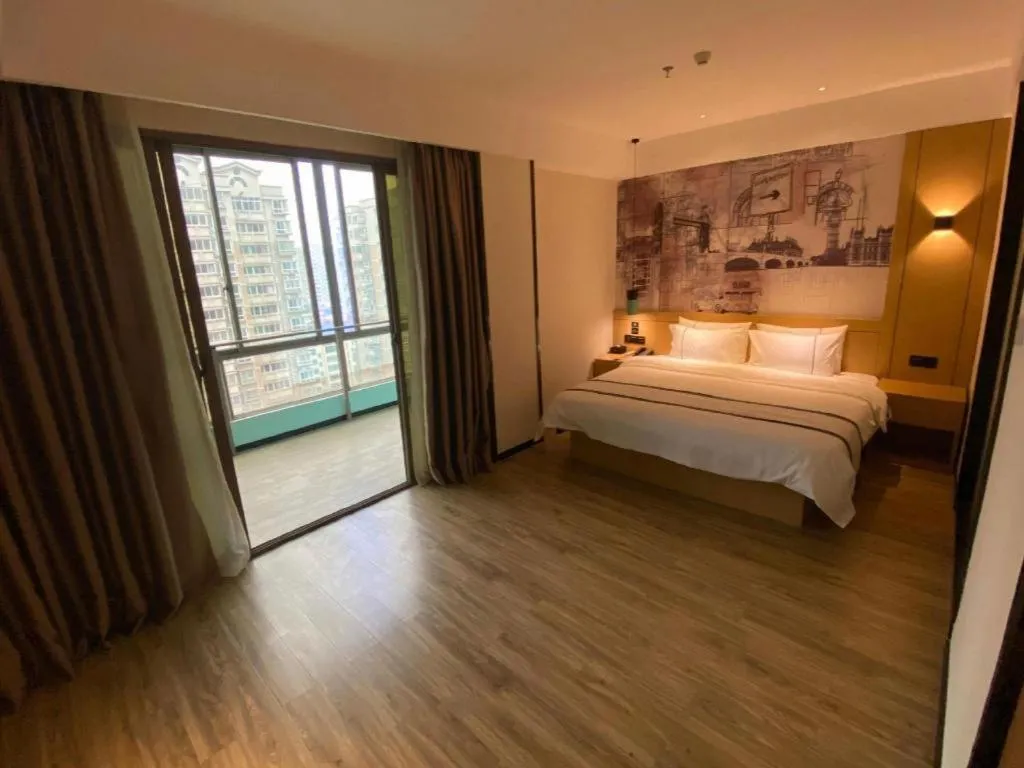 Bed in City Comfort Inn Guilin City Hall