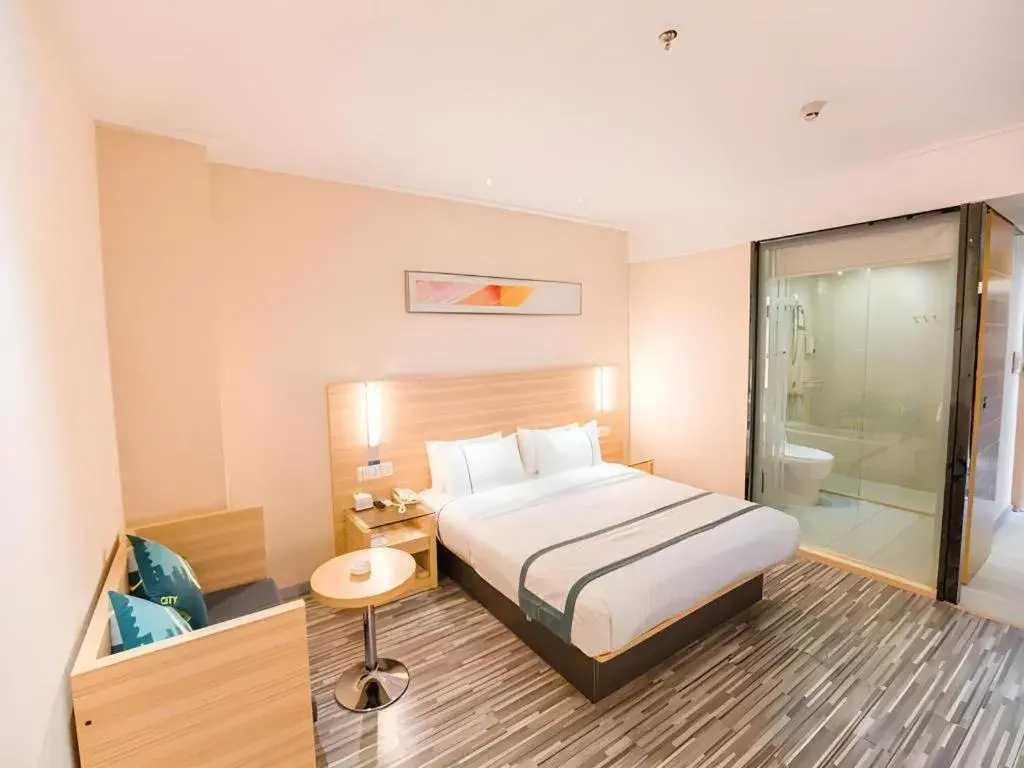 Bed in City Comfort Inn Huizhou Danshui High-speed Railway Huiyang Station Bed in City Comfort Inn Huizhou Danshui High-speed Railway Huiyang Station