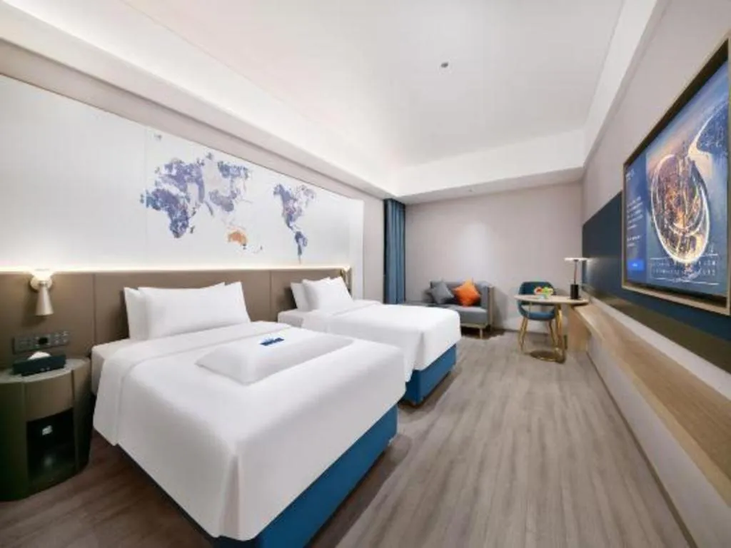 Bed in City Comfort Inn Shenyang Railway Station Taiyuan Street Wanda Plaza