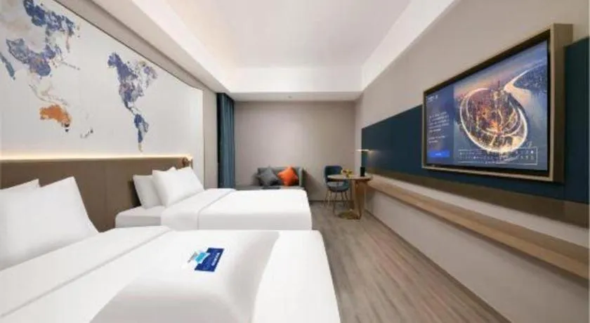 Bed in City Comfort Inn Shenyang Railway Station Taiyuan Street Wanda Plaza