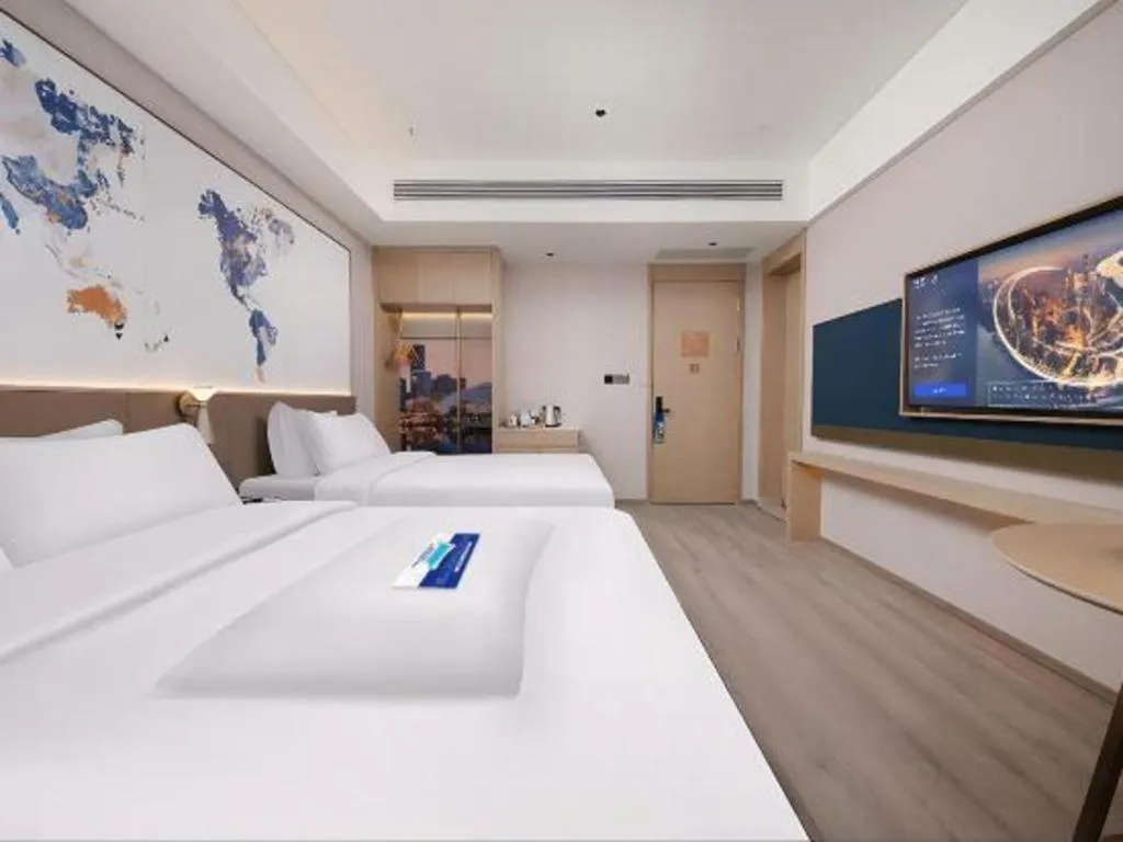 Bed in City Comfort Inn Shenyang Railway Station Taiyuan Street Wanda Plaza