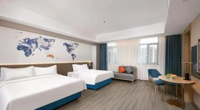 Bed in City Comfort Inn Shenyang Railway Station Taiyuan Street Wanda Plaza