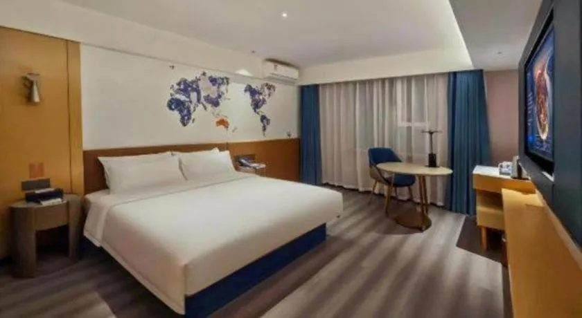 Bed in City Comfort Inn Shenyang Railway Station Taiyuan Street Wanda Plaza
