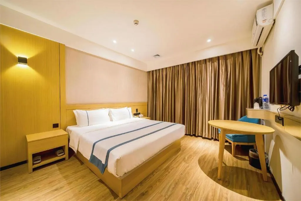 Bed in City Comfort Inn Zhoukou City Chuanhui District Huanghe Road