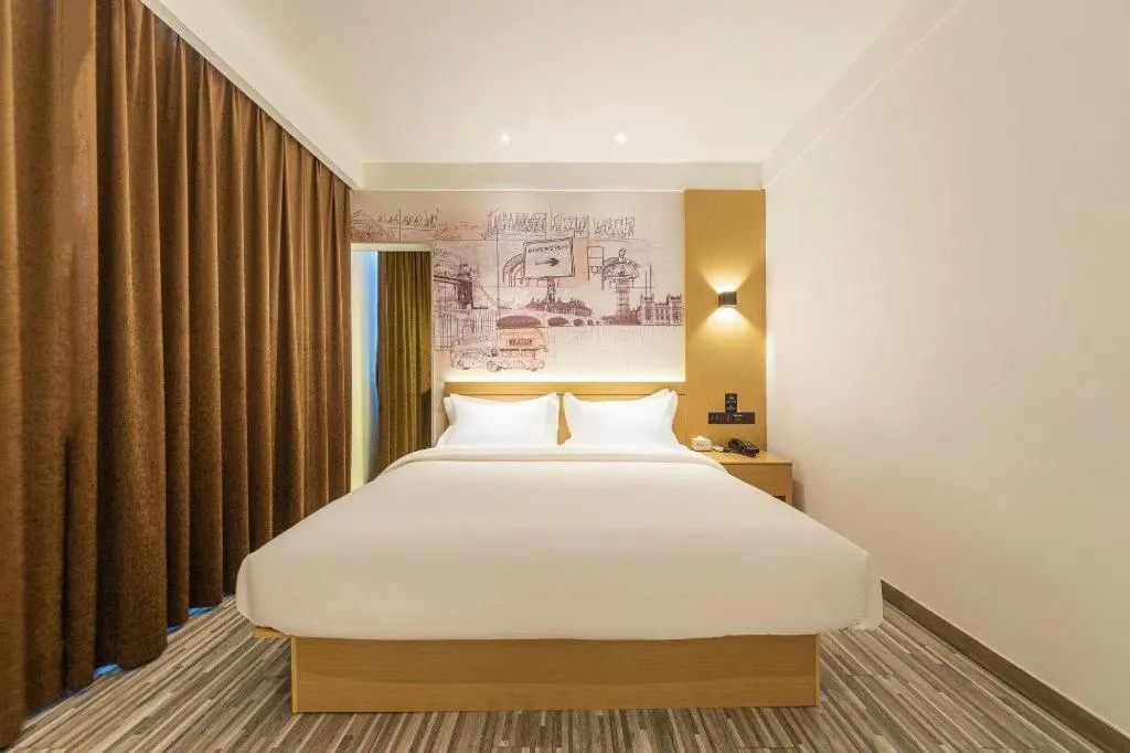 Bed in City Comfort Inn Nanchang Tengwang Pavilion Metro Station