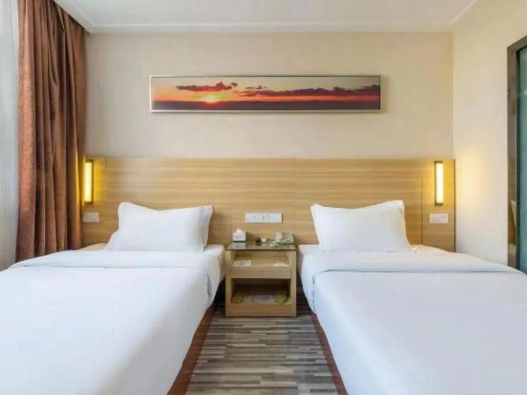 Bed in City Comfort Inn Nanchang Tengwang Pavilion Metro Station