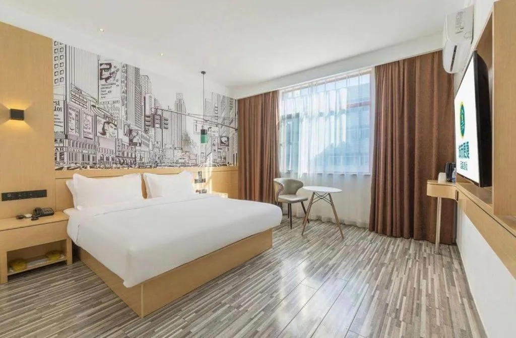 Bed in City Comfort Inn Nanchang Tengwang Pavilion Metro Station