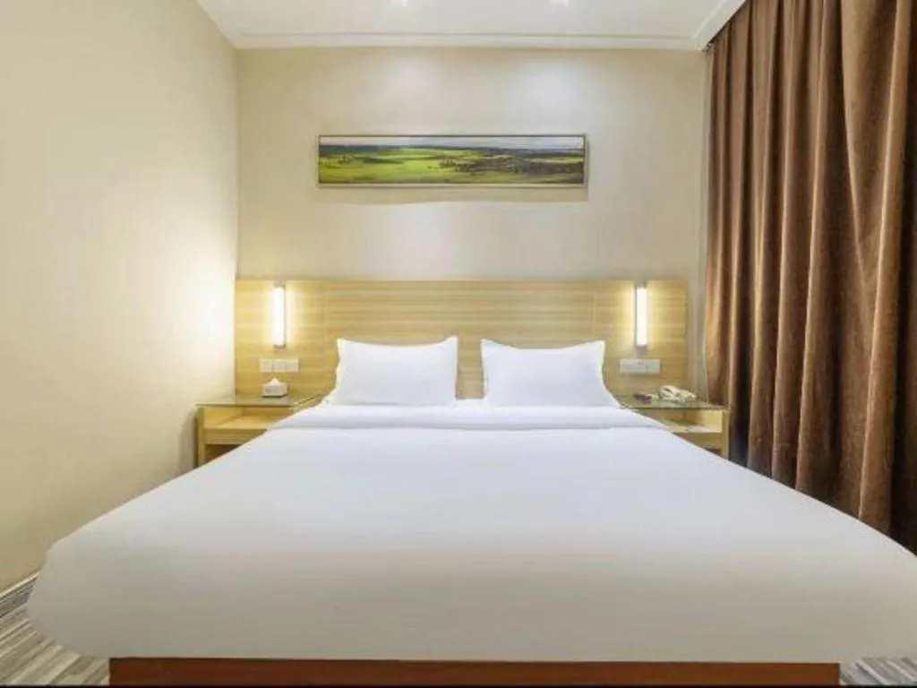 Bed in City Comfort Inn Nanchang Tengwang Pavilion Metro Station