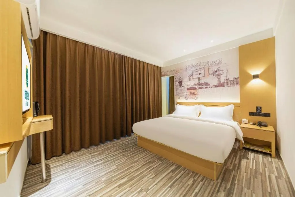 Bed in City Comfort Inn Nanchang Tengwang Pavilion Metro Station