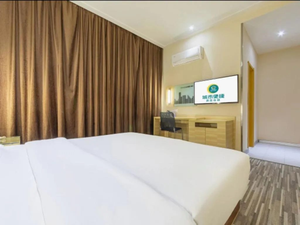 Bed in City Comfort Inn Nanchang Tengwang Pavilion Metro Station