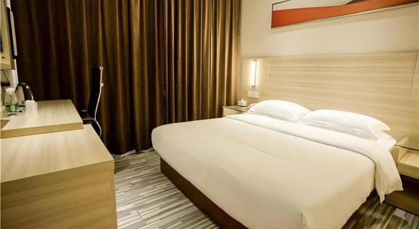 Bed in City Comfort Inn Nanchang Tengwang Pavilion Metro Station