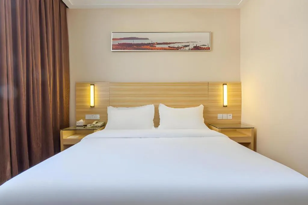 Bed in City Comfort Inn Nanchang Tengwang Pavilion Metro Station