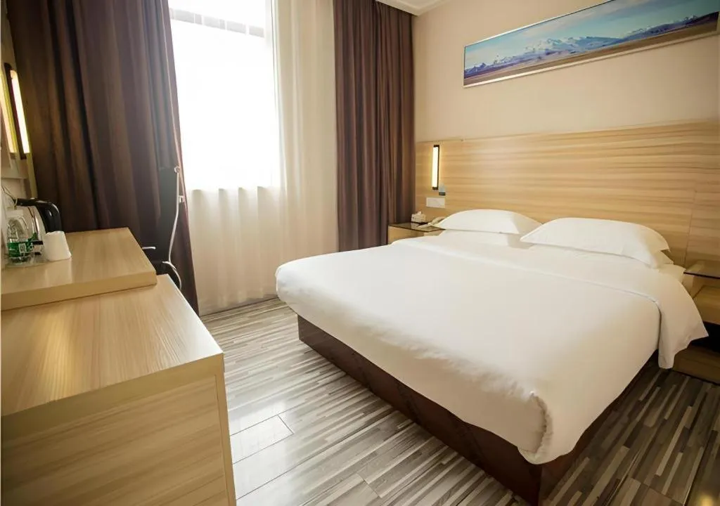 Bed in City Comfort Inn Nanchang Tengwang Pavilion Metro Station