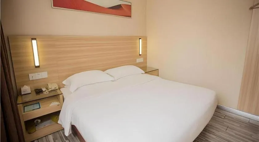 Bed in City Comfort Inn Nanchang Tengwang Pavilion Metro Station