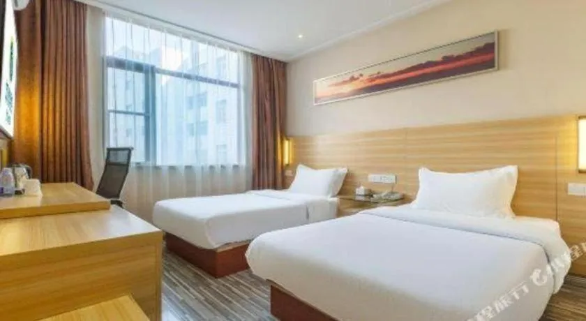 Bed in City Comfort Inn Nanchang Tengwang Pavilion Metro Station