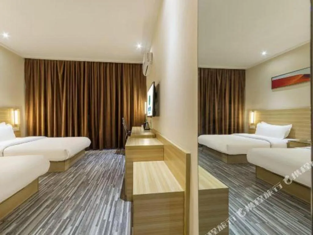 Bed in City Comfort Inn Nanchang Tengwang Pavilion Metro Station